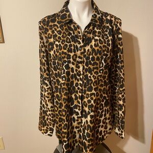 Leopard Print Women's Top